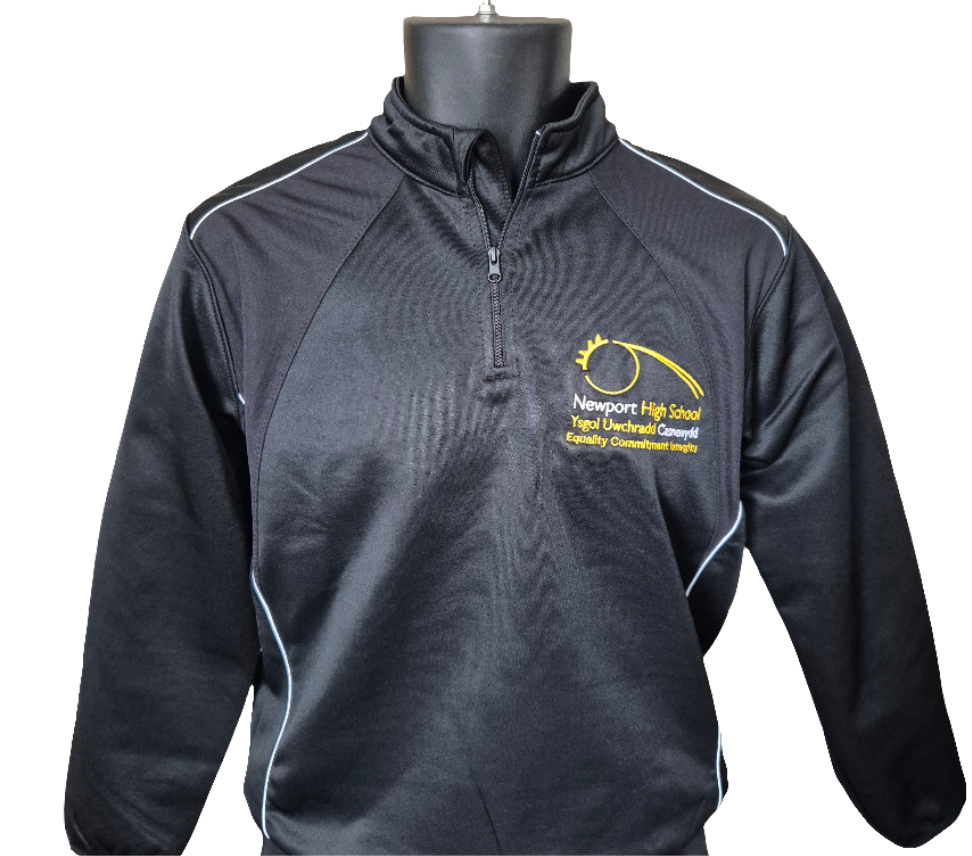 Newport High School Unisex PE Zip Top