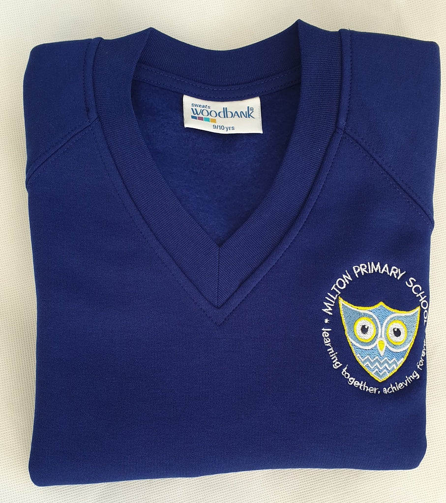 Milton Primary School V Neck Sweatshirt