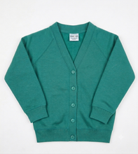 Woodbank Plain Jade Cardigan