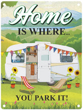 Mini Metal Sign-Home is Where...