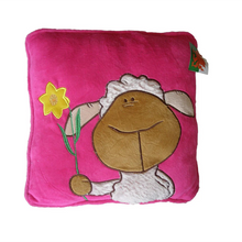 Pink Wales Sheep Cushion