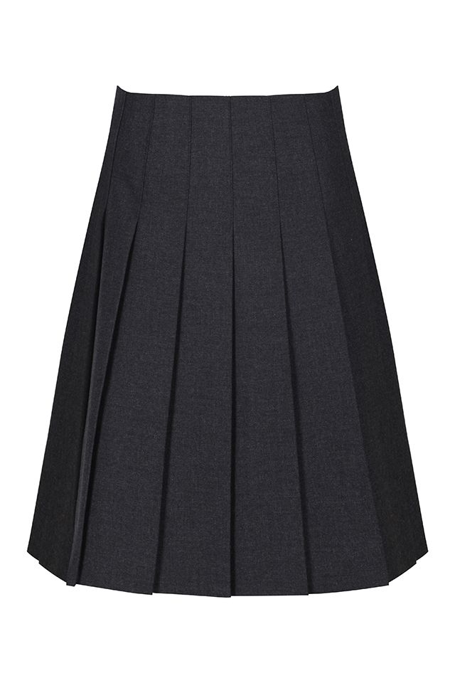 Trutex Grey Pleat Skirt