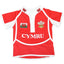Children's Short Sleeve Wales Cooldry Rugby Shirt