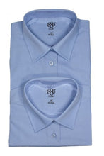 Girls Short Sleeve Twin Pack Sky Blouses