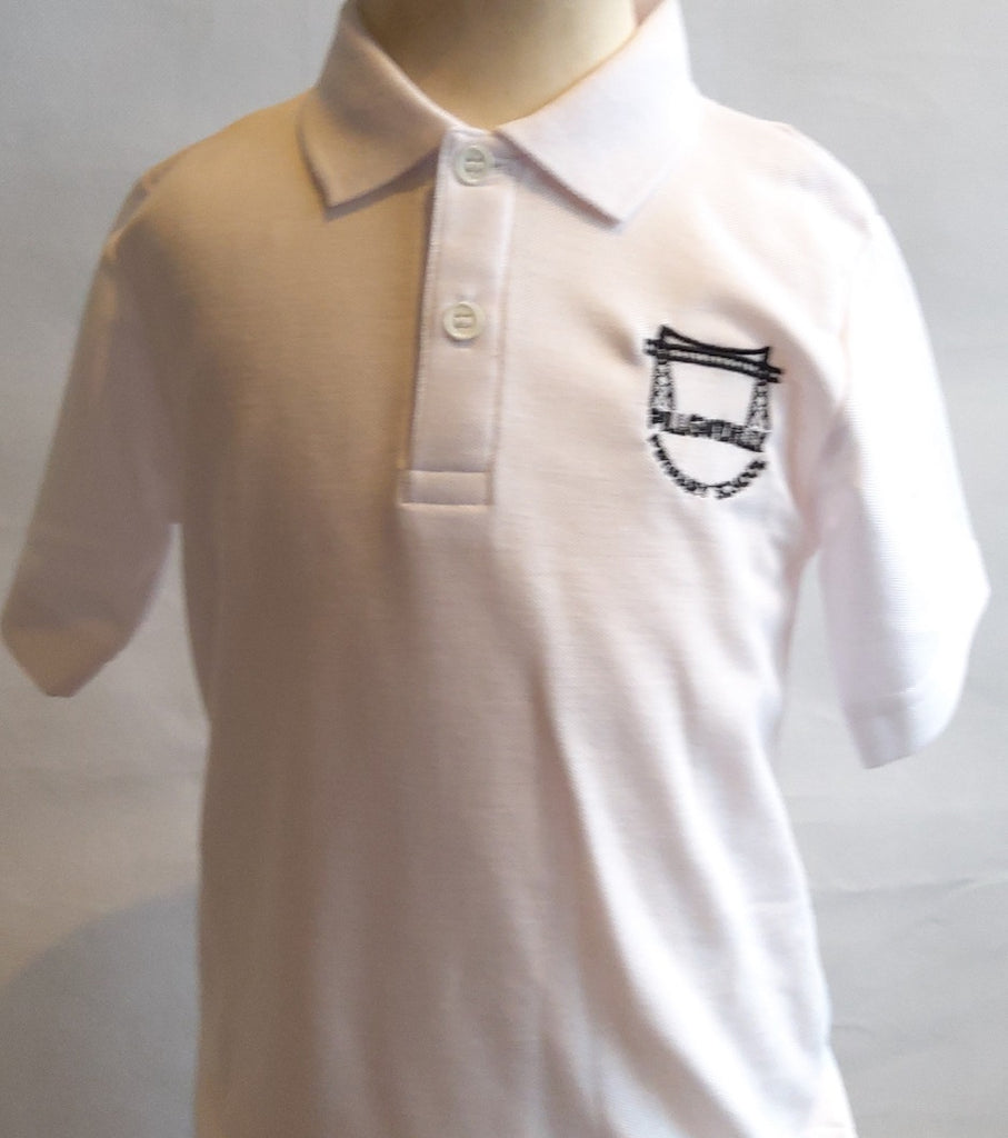 Pillgwenlly Primary School White Polo Shirt